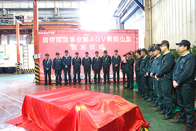ok钱包首台AGV智能小车揭彩首发